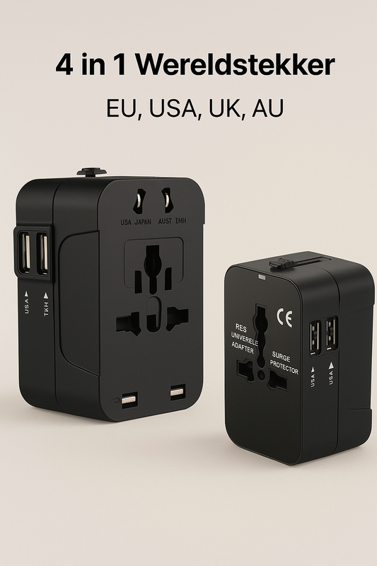 DriveNex 4 in 1 Wereldstekker