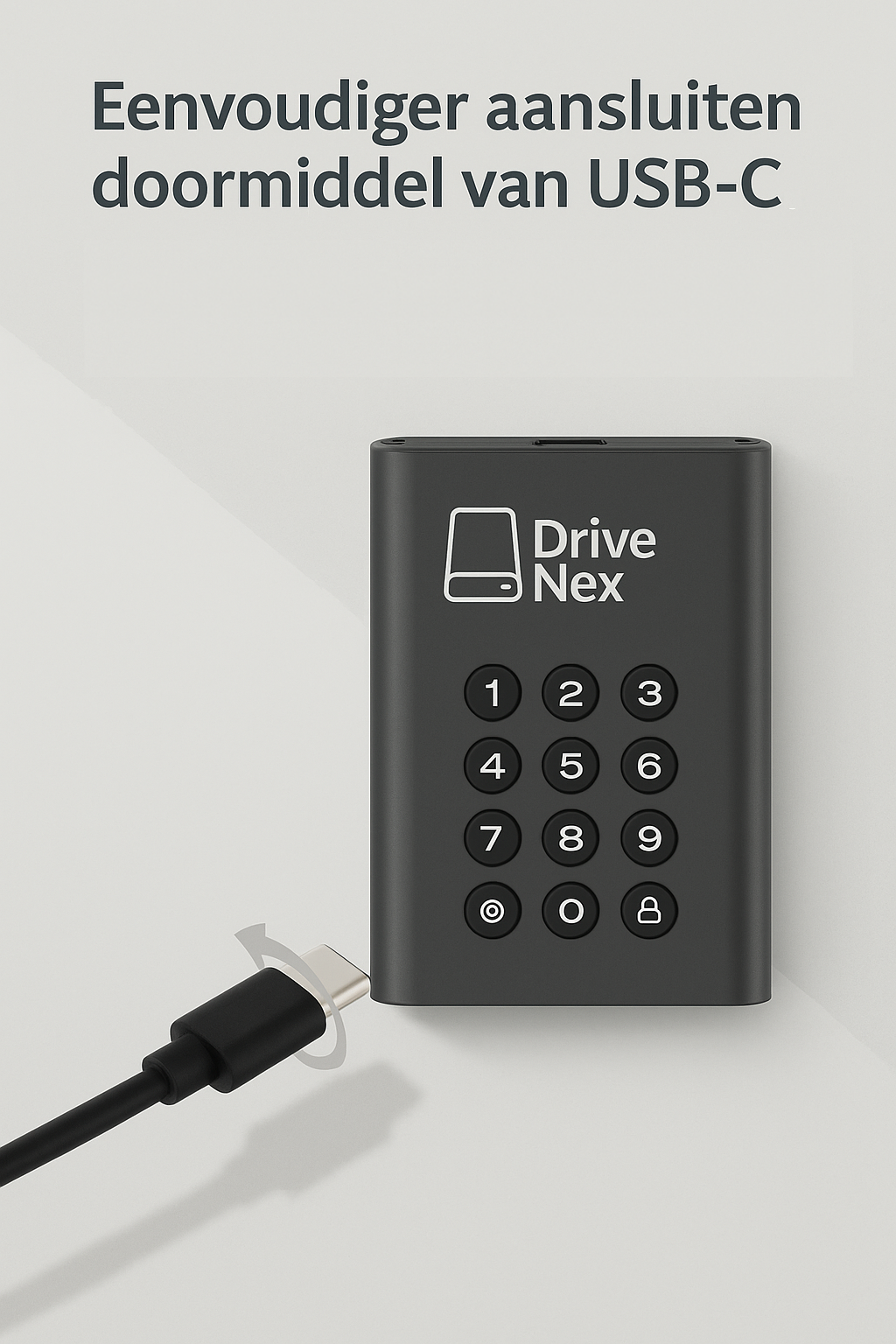 DriveNex PIN Encrypted SSD