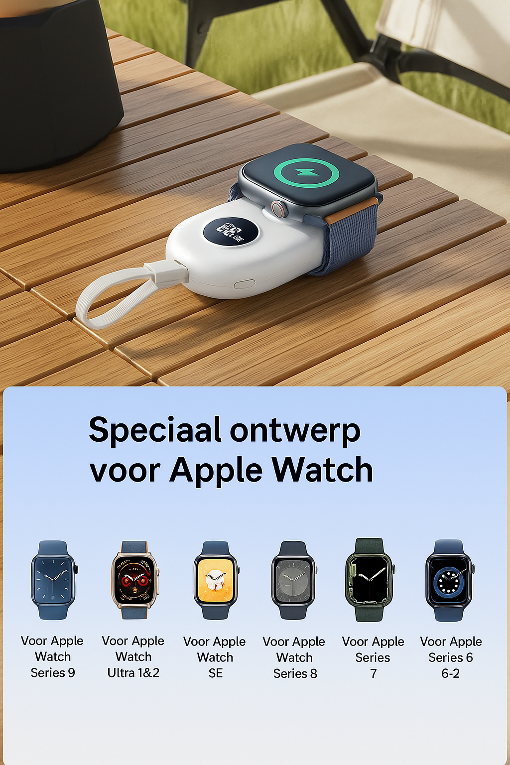 Powerbank voor Apple Watch