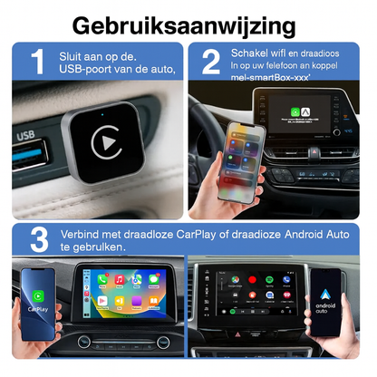 DriveNex Draadloze CarPlay Adapter