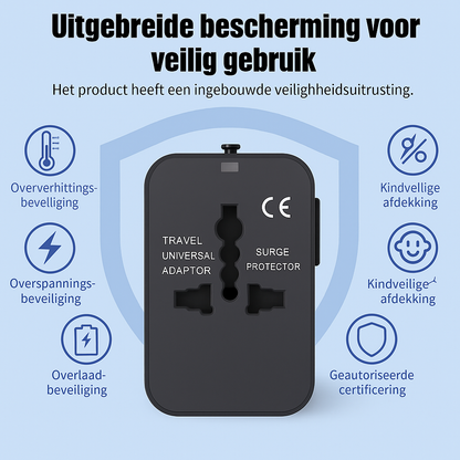 DriveNex 4 in 1 Wereldstekker