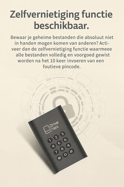 DriveNex PIN Encrypted SSD